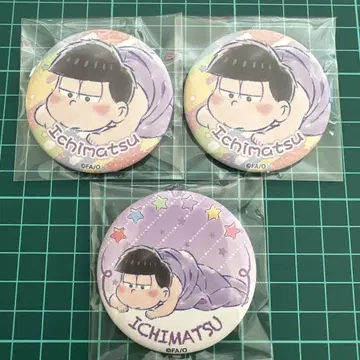 오소마츠 6쌍둥이 BABY 이치마츠 캔뱃지 3개 세트