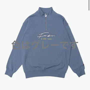 FUBU 트레이닝복 맨투맨 긴팔 하프 지퍼 남성용 여성용