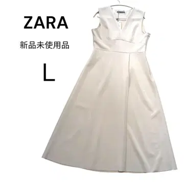 [ 새상품 ] ZARA 페이크 스웨이드 오버롤 스커트 L