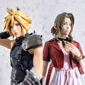 FF7 복권 클라우드 앨리스 피규어