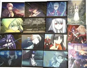 극장판 fate stay/night 엽서 메탈릭 묶음 판매