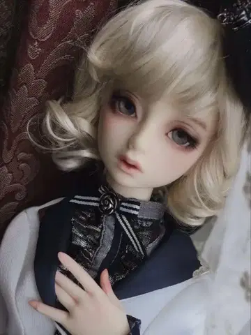 인형용 모헤어 가발 8-9인치 SD/DD 사이즈