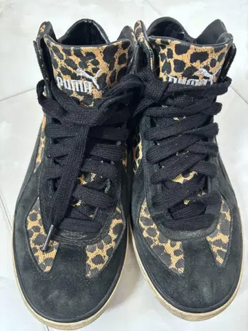 PUMA 표범 무늬 스니커즈
