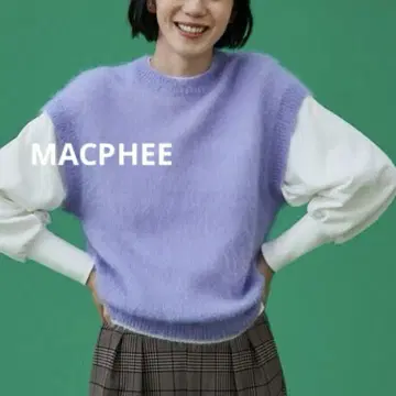 TOMORROWLAND MACPHEE/헤어리 모헤어 크루넥 베스트