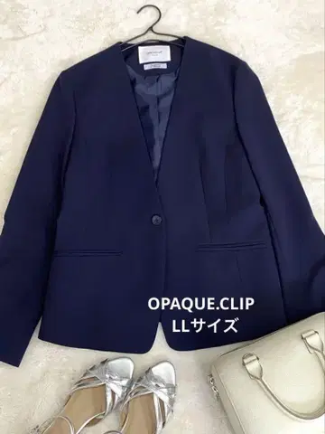 OPAQUE.CLIP 빅 사이즈 노카라 자켓 42 (LL)