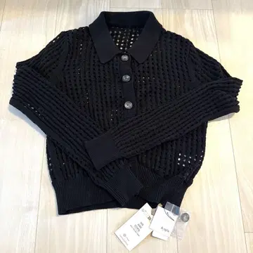 야마다야 Ample 앰플 시스루 니트 가디건