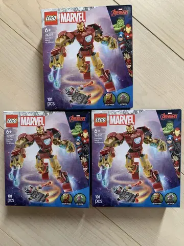 미개봉 LEGO 76307 마블 아이언맨 메카 VS 울트론 3상자