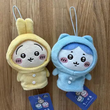 치이카와 (먼작귀) 퍼펫 봉제 인형 마스코트 2점