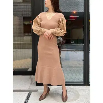 eimy 이스토아 키넥 머메이드 니트 원피스