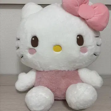 택 포함 헬로키티 사쿠라 핑크 인형 GJ 봉제 인형