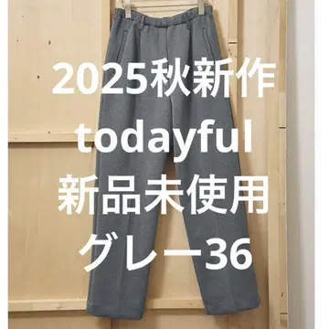 todayful 쿠션 이지 트라우저 (그레이 36 미사용 새상품)