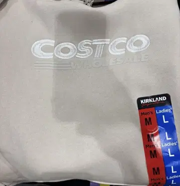 코스트코 2025년 후드티 M/L 베이지