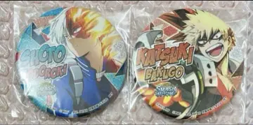 히로아카 토도로키 바쿠고 글리터 캔뱃지 레어 namco