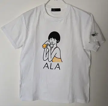 BEAMS 화이트 네유탄포 ALA 티셔츠