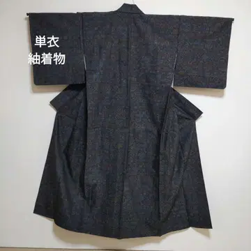 NA-125 세련된 히토에 츠무기 기모노 선물 포함