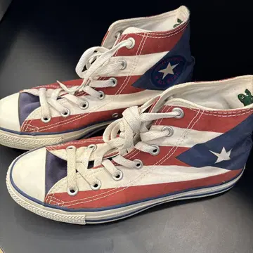 레어 컨버스 오리지널 푸에르토 리코 모델 개구리 마크