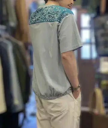 [ Nasngwam ] 'BANDANA TEE 실크 혼방