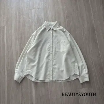2025 BEAUTY&YOUTH 시어 백 턱 셔츠