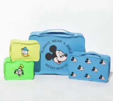 WCJ Disney 미키마우스 트래블 파우치 3종 세트
