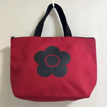 컨디션 최상 MARY QUANT 토트백 레드 마리콴트