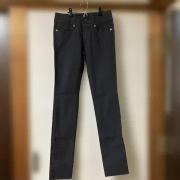 블루웨이 캐주얼 팬츠 M 사이즈 그레이 하운드투스 미사용품