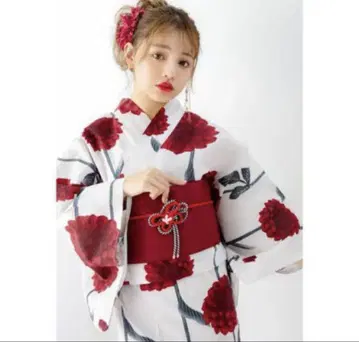 [ 완판템 ] GRL 4세트 달리아 유카타 일본 나막신 오비 유카타 리본