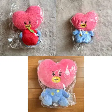 BT21 후르츠 봉제 인형 TATA 묶음 판매 태현 태태 V