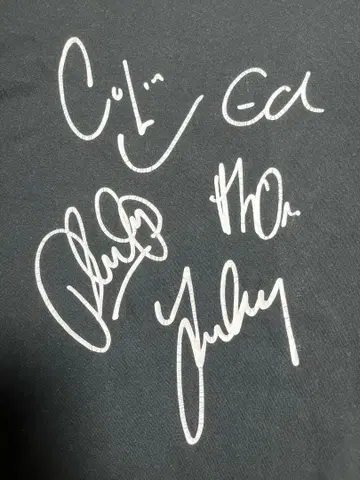 [ 진품 ] RADIOHEAD 라디오 헤드 사인 T셔츠 M