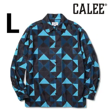 CALEE 플란넬 셔츠 오버 사이즈 셔츠