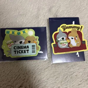 외출 아기상어 입장객 특전 스티커 2종