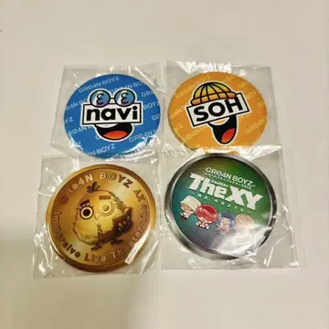 54. GRe4N BOYZ 캔뱃지 4개 세트