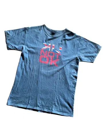 [레어] RADIOHEAD 라디오 헤드 UK NOT OK 티셔츠 M