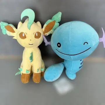 리프 오 파 포켓몬 봉제 인형 세트
