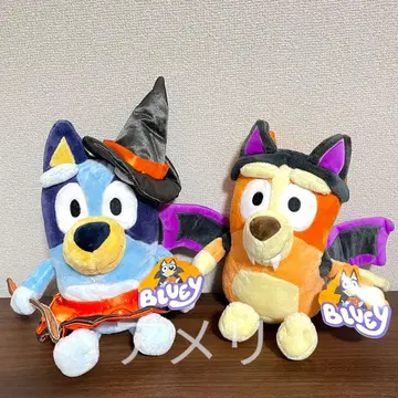 할로윈 한정판 새상품 일본 미발매 빅 블루 빙고 봉제 인형 세트