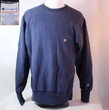 90s champion 리버스 위브 자수 택 USA제 네이비 퍼플네이비