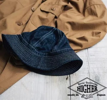 HIGHER 데님 햇 SELVEDGE DENIM ONE WASH 4