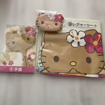 헬로키티 손거울 파우치 돗자리 새상품