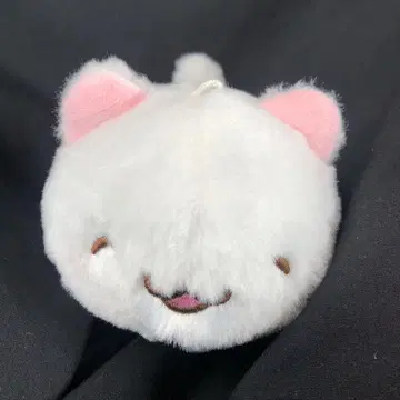 후와코로마루냥 마스코트 봉제 인형 키링 고양이 화이트 고양이