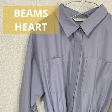 빔스 하트 긴팔 원피스