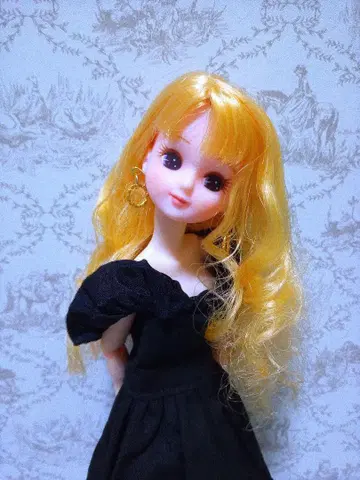 리카짱 인형 본체 복슬복슬 컬리 22cm 인형 리카짱