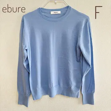 컨디션 최상 [ ebure ] 21AW 클리어 소프트 울 크루넥 니트