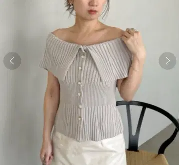 [ 새상품급 ] 스나이델 오프숄더 풀오버