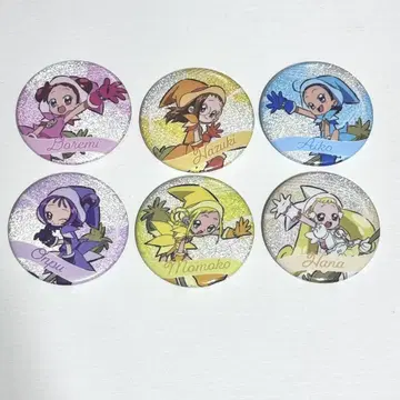 오쟈마녀 도레미 25주년 메모리얼전 홀로그램 캔뱃지 하나 온푸 도레미