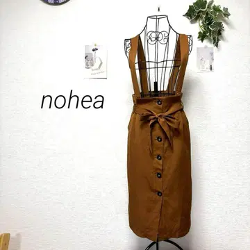 9738-1 노헤아 nohea 오버롤 스커트 원피스 무지