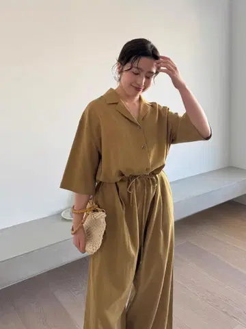 SLOBE IENA 하프 슬리브 올인원 25ss
