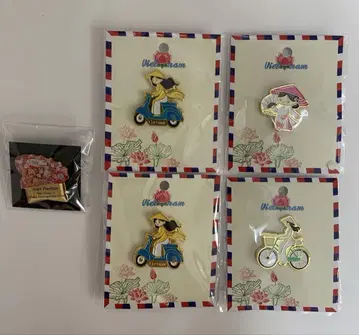 오사카 간사이 만박 이이다 홀딩스 한정판 핀 배지 베트남 총 5개
