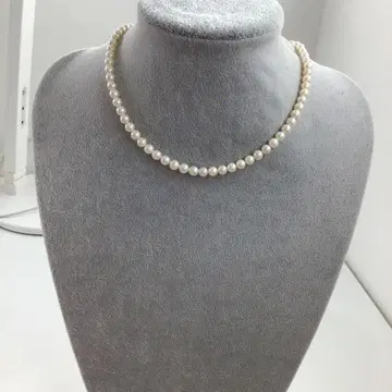 펄 목걸이 화이트