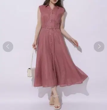 세탁 가능한 펄 버튼 시어 셔츠 원피스 SS 사이즈