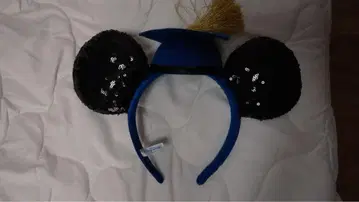 미키마우스 귀 졸업모 포함
