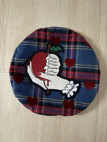 HEIHEI 체크 무늬 베레모